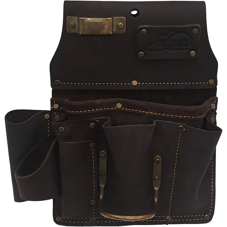 OX Tools Pro Top Grain Leather Drywall Tool Pouch – 12-Pocket, Model OX-P263801