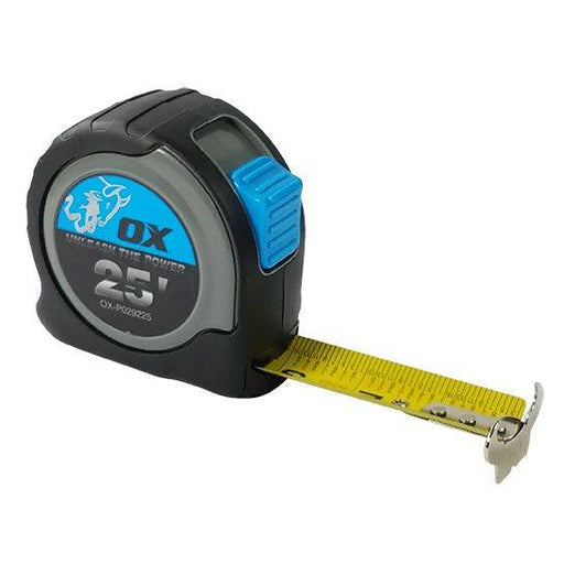 Ox Tools 25 Foot 1-1/16” (27mm) Pro Tape Measure OX-P029225 - Timothy's Toolbox