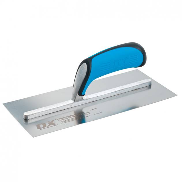 Ox Pro Stainless Steel 16" x 4" Finishing Trowel - Timothy's ToolboxOx Pro Stainless Steel 16" x 4" Finishing Trowel