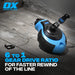 Ox Pro Heavy-Duty Thick Chalk Reel Line 100' 6-1 Ratio