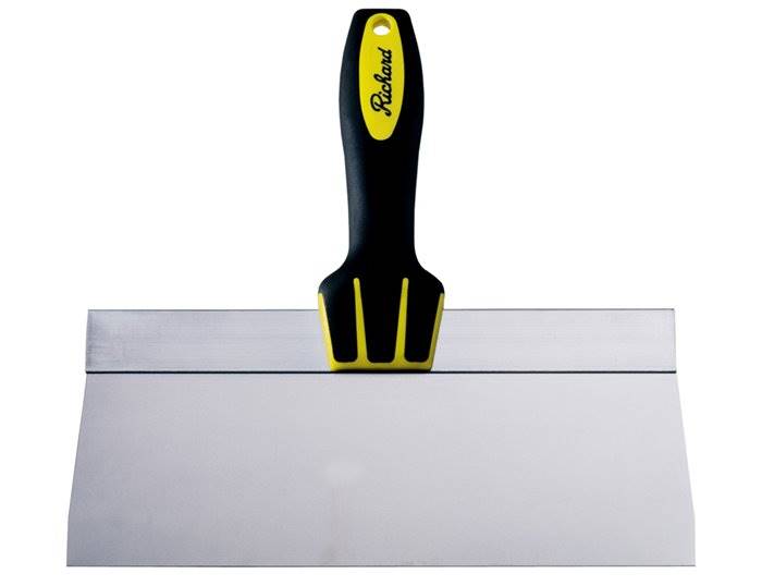 Richard 8" Ergo-Grip Stainless Steel Taping Knife - Timothy's Toolbox