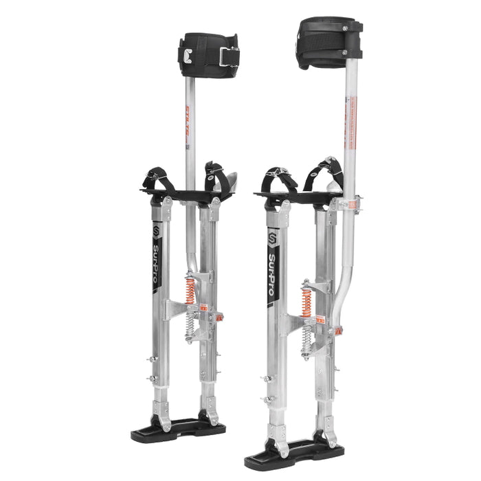 SurPro S1 Aluminum Drywall Stilts (16-24 inches)