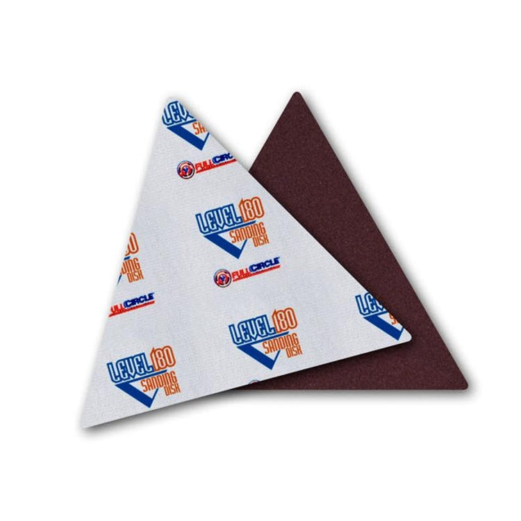 Full Circle Level180 Sandpaper Triangles for Trigon Sander 150 Grit