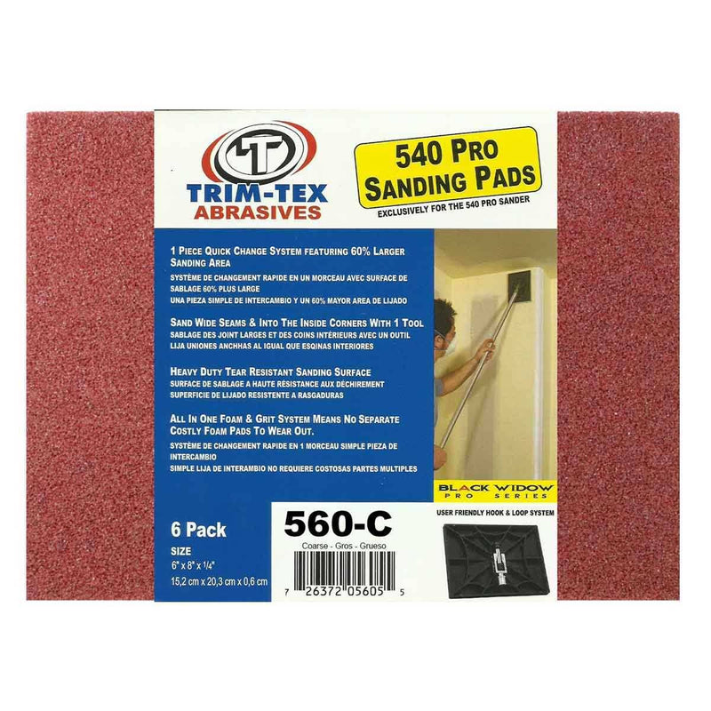 Trim-Tex 560 Black Widow Sanding Pads [24]