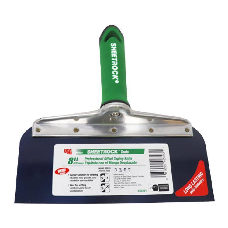 USG Sheetrock Blue Steel Offset Taping Knife [8,10,12"] - Timothy's Toolbox